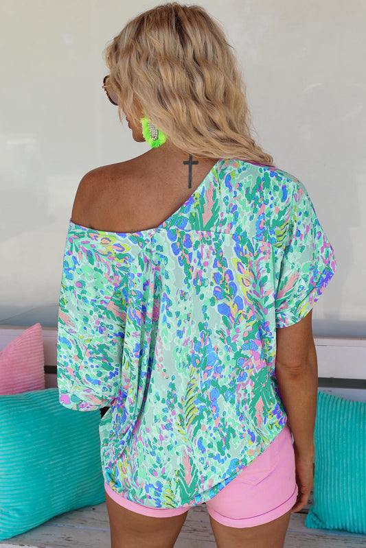Painted Floral Tee